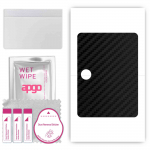 apgo Protective Skin Sticker for the back compatible with Oppo Pad 2, Wrap Film, Foil, Vinyl - Pattern Carbon Black