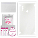 apgo Protective Skin Sticker for the back+sides compatible with Honor 10 Lite, Full Wrap Film, Foil, Vinyl - Pattern Matte Transparent