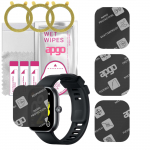 3x apgo MATTE h&uuml;briidne kaitseklaas, mis &uuml;hildub Xiaomi Redmi Watch 4-ga, painduv nanoklaas, suurep&auml;rane asendus karastatud klaasile, kriimustuskindel