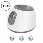 Automaatne lemmikloomade palliviskaja EU Plug interaktiivne koerale siseruumides kasutatav v&auml;lim&auml;nguasi 3 palliga 3/6/9 m Kauguseadistused Elektrooniline toomismasin EU Plug hall