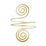 Naiste k&auml;ev&otilde;ru punkstiilis reguleeritav mitmekihiline mustriga spiraalk&auml;ev&otilde;ru dekoratsioon ehted &uuml;lemisele k&auml;ele h&otilde;be