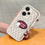 Pehme silikoonist ruudukujulise redeliga printimismustriga telefoni korpus, t&auml;iskaanega kaamera p&otilde;rutuskindel kaitse kummist &uuml;mbris Xiaomi Redmi jaoks Redmi 10 valge