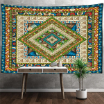 Retro Mandala seinavaip Seinaripp Boheemlaslikus stiilis Ps&uuml;hhedeelne n&otilde;idus Tapiz Hipi Magamistoa vaip Kodukaunistus 230x180cm