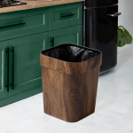 Trash Can Small Garbage Farmhouse Compact Wastebasket Container for near Desk Bedroom