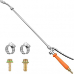 Libisemisvastase kummist k&auml;epidemega messingist varrastega lillepihusti, mugava k&auml;epidemega roostekindel aiapihusti A