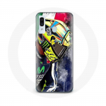 Coque pour samsung galaxy A30 Valentino Rossi Pilote de vitesse champion