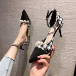 Naiste Br&auml;nd Seksikad K&otilde;rge Kontsaga Kingad Mood Kleit Pidu Stilettod Terava Ninaga Sandaalid Kevad Suvi Disainer Naiste Pumbad 34