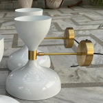 Diabolo Mid Century seinalambi topelt minimalistlik koduvalgusti Kaasaegne sisekujundus K&ouml;&ouml;k J&otilde;ulu soojendav valgus