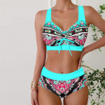 Naiste Ujumisriided Bikiinid 2-osaline Ujumiskost&uuml;&uuml;m Seljatu Paeltega Rannariided Sinine Ka&scaron;up&auml;hkli Prindiga Ujumiskost&uuml;&uuml;mid Kaela &uuml;mber seotav Ujumiskost&uuml;&uuml;m S roosa