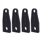 Pakendis 4 auto ukseluku summutuspadja komplekt Kummist autoukse lukupatjade komplekt V&auml;hendab m&uuml;ra ja v&auml;rinat Nautige vaikset sulgemist