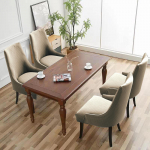 Stretch Wingback tooli katte kate &ndash; korduvkasutatav kaitsekate s&ouml;&ouml;gisaali banketi kodukaunistuseks jms masinpestav k&auml;sitsi pestav H22-26*W20-24*D18-22inch valge