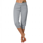 Naistele m&otilde;eldud vabaajap&uuml;ksid, suvised elastsed v&ouml;&ouml;kohad, taskutega p&uuml;ksid XXL must