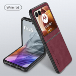 Luksuslik lambanahast PU-nahast kate Motorola Razr 50 Ultra Moto Razr50 50 Ultra Razr 40 2023 p&otilde;rutuskindla k&otilde;va plastikust telefoni&uuml;mbrisele Moto Razr 40 Ultra