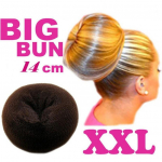 14 cm suur juuksekukk Princess Donuts Lihapallipeakatted Juukseaksessuaarid Peapael Juukser&otilde;ivad beež