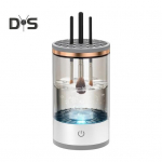 Elektriline meigipintsli puhastusvahend USB-toitega 7000 p/min multifunktsionaalne automaatne kosmeetikapintsli puhastusmasin kuivati ​​pintsli pesuvahendi konteiner valge