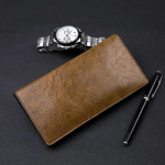 Meeste rahakott Mullav&auml;rvi Retro OL pikk sidurikott PU visiitkaardihoidja m&uuml;ndikott rahaklamber Jeep Letter Ladies