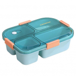 1 komplekt 1100/1550ml Bento Box 3/4 v&otilde;redega Hea tihendus Pandla Sulgur Kuumakindlus V&auml;rskelt s&auml;iliv mikrolaineahjuga l&otilde;unas&ouml;&ouml;gikonteiner kontoritarbed 3Grids kerge kohvi v&auml;rv