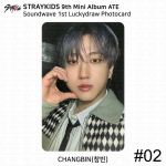 Stray Kidsi 9. minialbum ATE Soundwave 1. Lucky Draw fotokaart Polaroid Changbin - Photocard #2