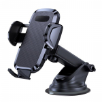 Universaalne Sucker autotelefoni hoidik 360&deg; esiklaasiga auto armatuurlaud mobiiltelefoni tugiklamber 4&ndash;7-tollistele nutitelefonidele must