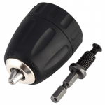 0,8&ndash;10 mm v&otilde;tmeta puuripadruni teisendust&ouml;&ouml;riist elektriline puuriterade adapter 1/4 kuuskantvarrega kiirvahetusadapter 1Pcs