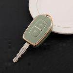 2 nupuga Shell Fob Holder v&otilde;tmehoidja kaitse Renault Kwid liikluss&uuml;mboli jaoks Dacia Sandero Logan Duster 2016 2017 2018 TPU auto v&otilde;tmekaane &uuml;mbris key cover case punane