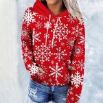 J&otilde;ulupuu kampsun Meeste Naiste Mood Suured kapuutsid Snowflake Unisex kampsun mantel Naiste kampsunid j&otilde;uluriided S