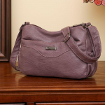 Pehmest PU-nahast luksuslikud k&auml;ekotid rahakotid naiste kotid disainitud &otilde;lakott naistele 2024. aasta talvetrendi messenger-kotid lilla