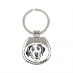 Brittany Spaniel, Brittany Wiegref - keychain with a dog, keychain with a print, personalized pendant from the Art-Dog brand