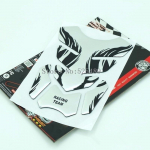 3D mootorratta paagi padjakaitse kleebised universaalsed kuld