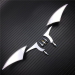 8mm 10mm Mootorratta Tahavaate K&uuml;ljepeeglid Harley Honda Yamaha Kawasaki Street Sports Bike Chopper Cruiser Universaalne