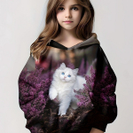 Lasteriided Pusad Laste topid pikkade varrukatega vabaaja 3D loomad prinditud mood T&uuml;drukute suve s&uuml;gisriided t&uuml;drukute r&otilde;ivad 100