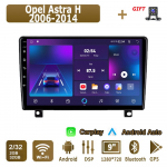 Android Carplay autoraadio Opel Astra H 2006-2014 multimeediumipleieri peakomplekti stereo GPS-navigatsioon BT WIFI 2+32GB 2+32GB