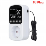 Digitaalne temperatuurikontroller EU Timer Socket Kodu Nutikas termostaatl&uuml;liti anduritega Ajakontroll K&uuml;te jahutus