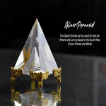 Kristallklaasist p&uuml;ramiid Vastu Feng Shui positiivse energia, Vastu paranduse, edu, vaimude jaoks,