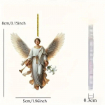 Uus akr&uuml;&uuml;list ingli ripats lame auto tahavaatepeegli kaunistus ripats kodupuhkuse kingi ripats