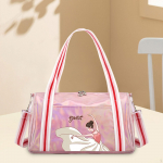 Girl Dance Bag Carry on Weekender Overnight Kids Multipurpose Portable Gym Travel for roosa