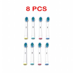 16/12/8&times;asendusharjapead Oral-b elektrilise hambaharja jaoks Fit Advance Power/pro Health/triumph/3d Excel/vitality Precision 8 PCS