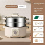 Elektriline auruti hautamine ja keetmine Integreeritud elektriauruti aurukast majapidamises kasutatav v&auml;ike kolmekihiline multifunktsionaalne suure mahutavusega mitmekihiline Electric Steamer