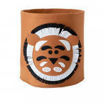 Elevandi mustriga loomade hoiukorv Vildist pesukorv Praktiline pesukorv Kapp Elephant