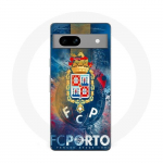 Coque Maniacase pour Google Pixel 7a fcp porto fond bleu
