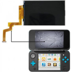 Remplacement LCD sup&eacute;rieur d'origine pour Nintendo 2DS XL - Noir - Sans pixel mort