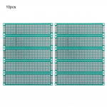 10 tk 2x8cm Kahepoolne Protot&uuml;&uuml;p PCB Tinutatud Makettplaat
