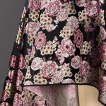 100 cm žakaarkoe seinavaip satiin kangas siid Helu Tongchun sileda tekstuuriga ripatslaulu d&uuml;nastia brokaat Cheongsam Hanfu 1 Metre