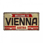 Madalmaad BELGIA AUSTRIA T&Scaron;EHHI POOLA Maam&auml;rk Numbrim&auml;rk Linn Metallist Silt Dekoratiivne S&otilde;iduki Plaat Mehekoop Baar Seinakujundus 40x30cm heleroosa v&auml;rv