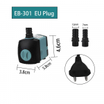 Sukelveepump &uuml;livaikne filtriga kalatiik EU/USA pistikupesaga akvaariumipump 3/10/25W iminappadega paagi purskkaev 3W EU PLUG