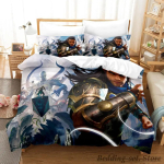 Uus M-Magic The Gathering Voodipesukomplekt Multikas Anime kolmeosaline komplekt T&auml;iskasvanu Laps Magamistoa Tekikoti Komplektid 3D Kawaii kaheinimese komplekt US Twin 173x218cm