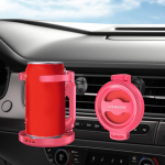 Auto topsihoidja &otilde;huventilatsioonile Universaalne reguleeritav joogiriiul veepudelitele Automaatne topsikorraldaja oranž