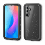 Veekindel &uuml;mbris Samsung A55 A 35 25 15 5G kristallkattega 360 Protec IP68 tihenduskott Funda Galaxy A35 A25 A15 55 p&otilde;rutuskindel SAMSUNG A55 5G must