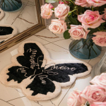 Butterfly Carpet T&uuml;druku Magamistuba Kodu Elutuba Tuul Kerge Luksuslik Premium Paksendatud Ebaregulaarne Polster Erikujuline P&otilde;randamatt 40*50CM