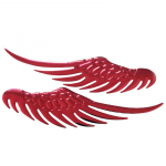 1paar auto, mootorratta kere kleebist 3D kotka ingli tiibadega m&auml;rgi stiilis ABS-kleebised h&otilde;bedased/kuldsed v&auml;listarvikud h&otilde;be